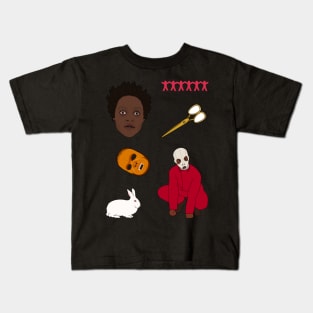 Jordan Peele’s Us | Sticker Set Kids T-Shirt